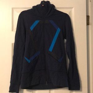 Navy Lululemon old school Stride Jacket
